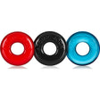 Ringer Cockring 3 Pc Multicolor - Adult Toys