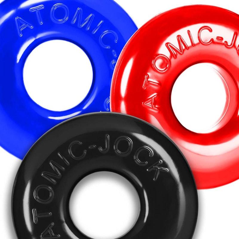Ringer Max 3 Pc Multi Colour Cockring Set - Adult Toys