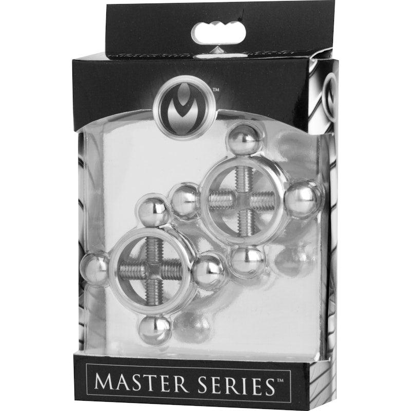 Rings Of Fire Stainless Steel Nipple Press Set - Adult Toys