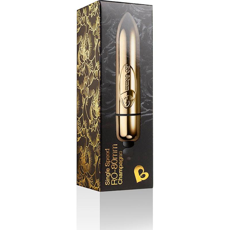 RO-80 Single Speed Bullet Champagne Gold - Naughty by Nature Adult Store