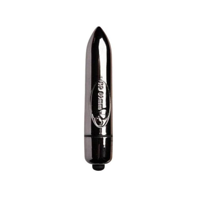 RO-80mm 7 Speed Midnight Metal Vibrating Bullet - Naughty by Nature Adult Store