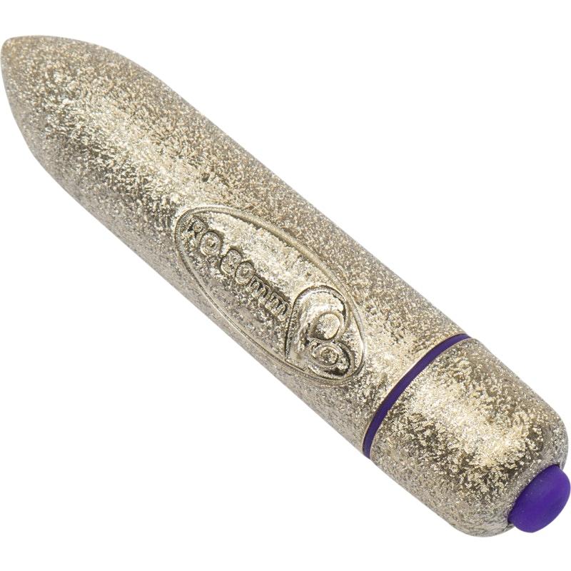 RO-80mm 7 Speed Precious Rose Gold Vibrating Bullet - Naughty by Nature Adult Store