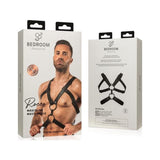 Rocco Bondage Harness Black - Adult Toys