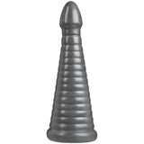 Rockeye 11in Anal Dildo Gun Metal - Adult Toys
