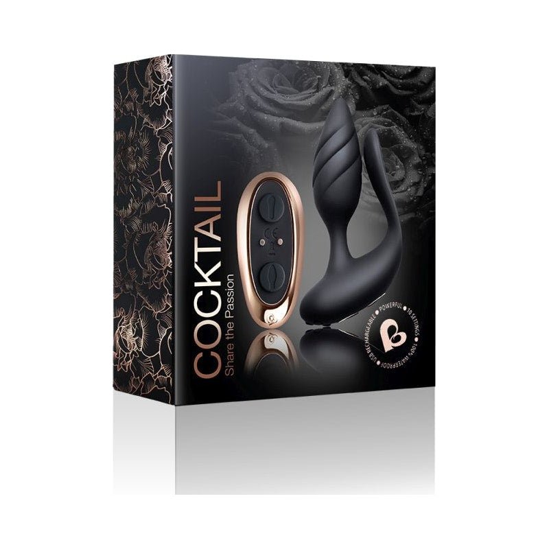 Rocks Off Cocktail Dual Stimulator – Remote Control Couples Vibrator - Adult Toys