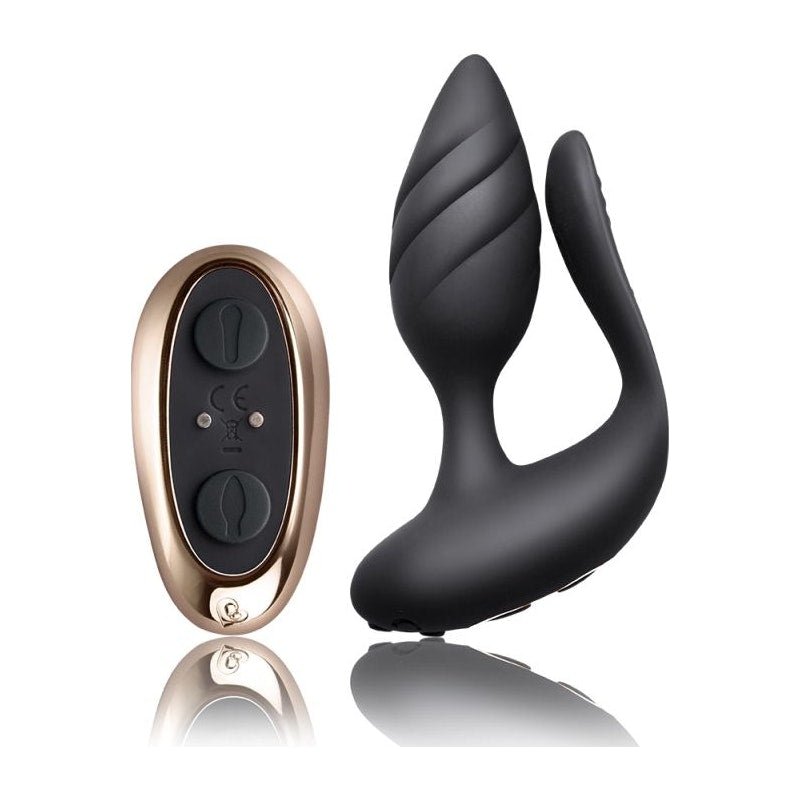 Rocks Off Cocktail Dual Stimulator – Remote Control Couples Vibrator - Adult Toys