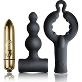 Rocks Off Silhouette Be Mine Set – 3 - Piece Silicone Vibrator Kit - Adult Toys