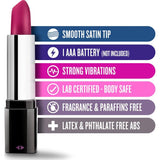 Rose Lipstick Vibe Black - Adult Toys