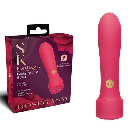 Rosegasm Floral Boost Bullet Vibrator Clitoral Stimulation - BULLETS & EGGS