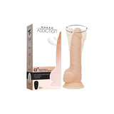 Rotating 8in Vibrating Dildo w Remote Vanilla - Naughty by Nature Adult Store