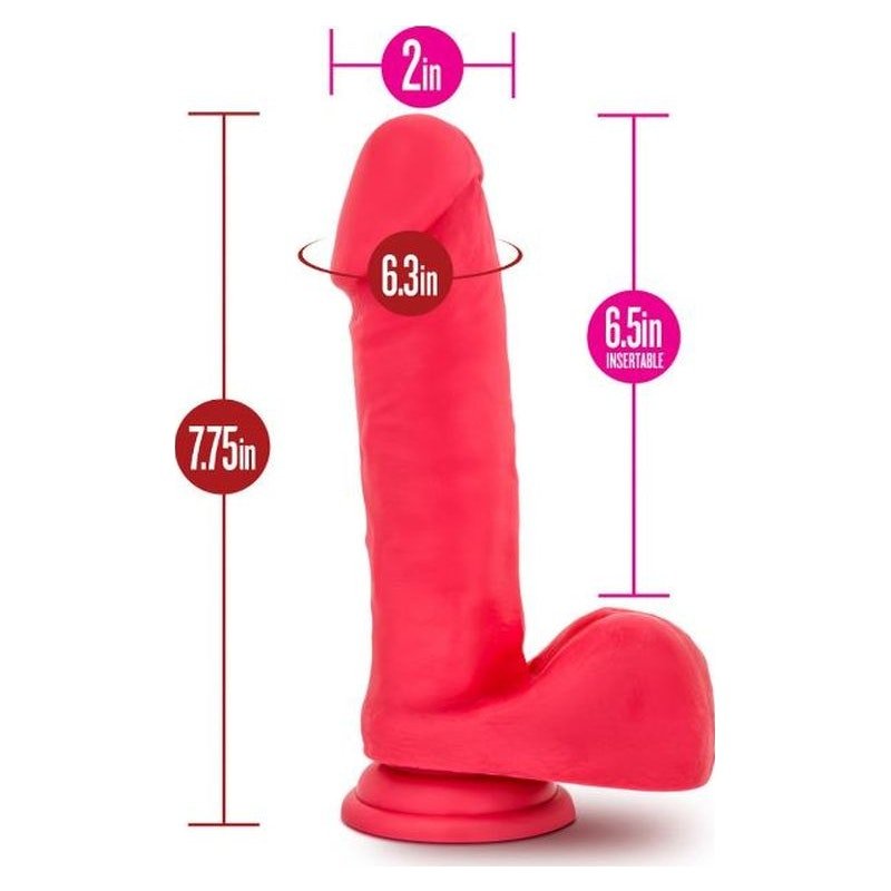 Ruse Big Poppa Cerise Dildo - Adult Toys