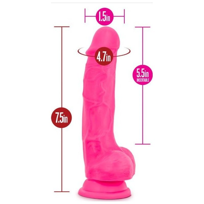 Ruse Hypnotize Hot Pink Dildo - Adult Toys