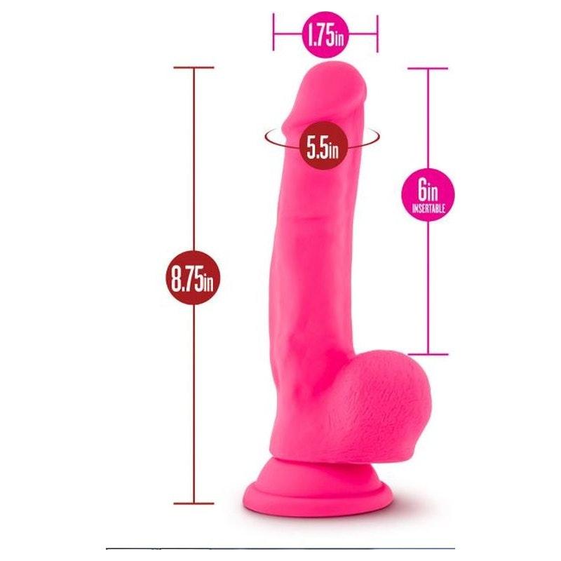 Ruse Shimmy Hot Pink Dong - Adult Toys