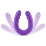 Ruse Silicone Slim 18in Purple Double Dong - Adult Toys