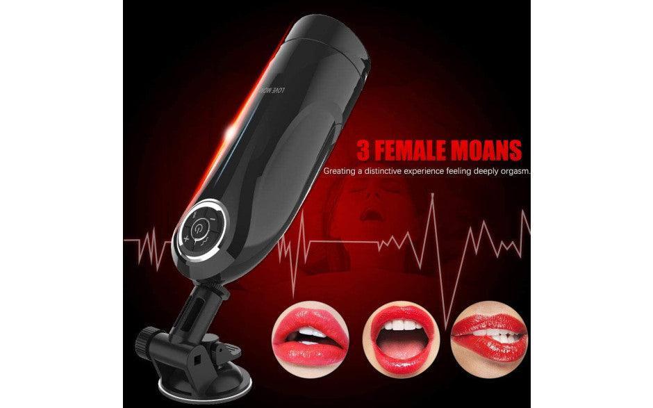 S - Hande Elisa Hands Free Auto Stroker – Thrusting Male Masturbator - Adult Toys