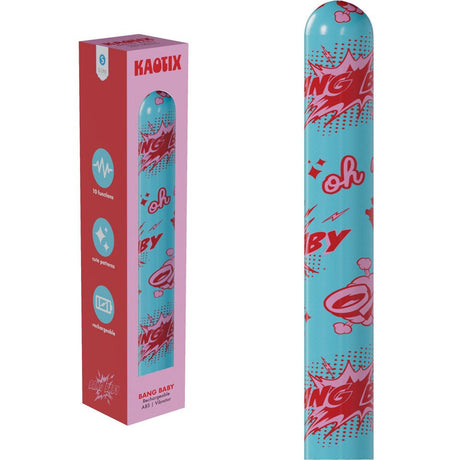 S Line Kaotix Bang Baby Blue USB Rechargeable Vibrator 17.8Cm - VIBRATORS