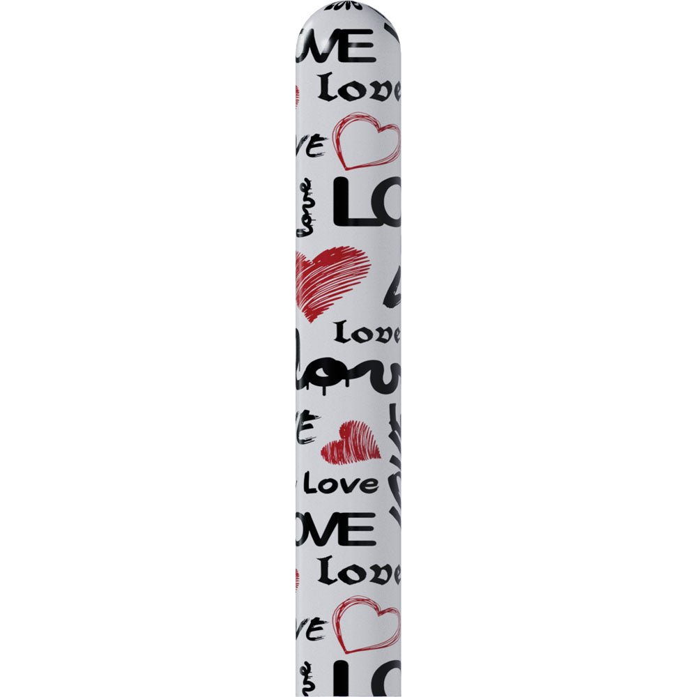 S Line Kaotix Love White 17.8 Cm USB Rechargeable Vibrator - VIBRATORS
