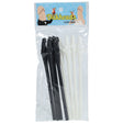 S - LINE The Dickheads - Couples Straws Black/White - Black/White Novelty Straws - 8 Pack - Novelties