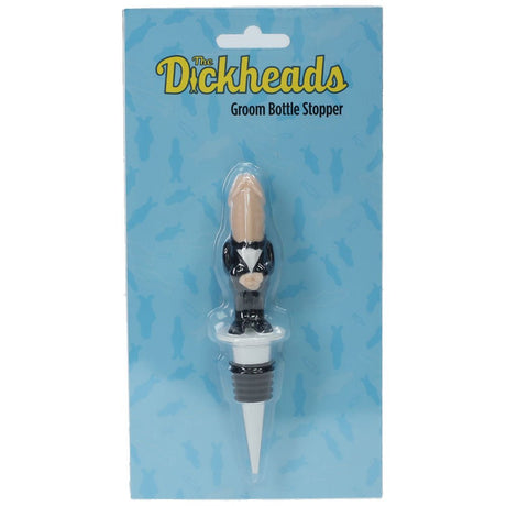 S - LINE The Dickheads - Groom Bottle Stopper - Novelty Wine Bottle Stopper - Novelties