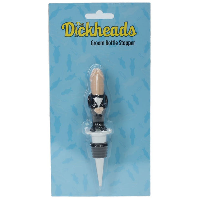 S - LINE The Dickheads - Groom Bottle Stopper - Novelty Wine Bottle Stopper - Novelties