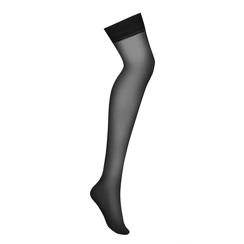 S800 Sheer Stockings Black - Lingerie