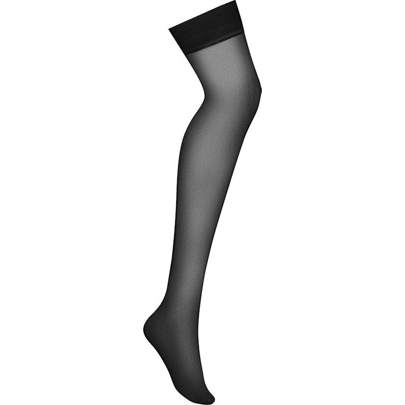 S800 Sheer Stockings Black - Lingerie