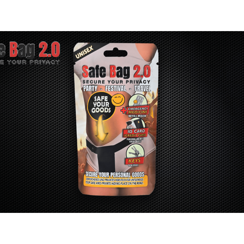 Safe Bag 2.0 Black Small - Adult Toys
