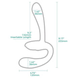 Sapphi Detachable Strapless Strap - on Double Vibrator - Adult Toys