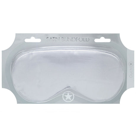 Satin Silver Eye Mask For Restful Nights And Soft Comfort - BONDAGE - TOYS