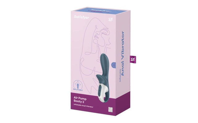 Satisfyer Air Pump Booty 2 Dark Grey - Naughty by Nature Adult Store