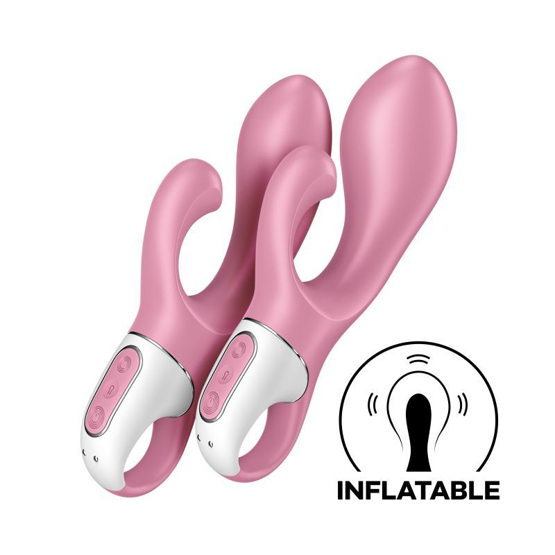 Satisfyer Air Pump Bunny 2 Pink - Adult Toys