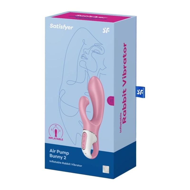 Satisfyer Air Pump Bunny 2 Pink - Adult Toys