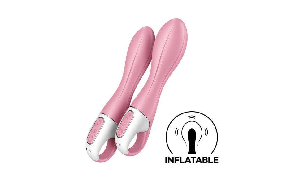 Satisfyer Air Pump Vibrator 2 Light Red - Adult Toys