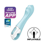 Satisfyer Air Pump Vibrator 5+ Blue - Adult Toys