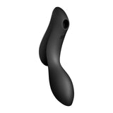 Satisfyer Curvy Trinity 2 Insertable Air Pulse Vibrator Black - Naughty by Nature Adult Store