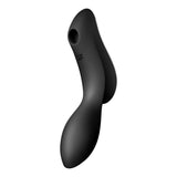 Satisfyer Curvy Trinity 2 Insertable Air Pulse Vibrator Black - Naughty by Nature Adult Store