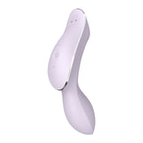 Satisfyer Curvy Trinity 2 Insertable Air Pulse Vibrator Violet - Adult Toys
