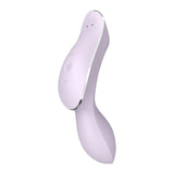Satisfyer Curvy Trinity 2 Insertable Air Pulse Vibrator Violet - Adult Toys