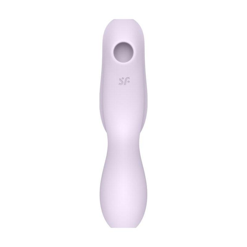 Satisfyer Curvy Trinity 2 Insertable Air Pulse Vibrator Violet - Naughty by Nature Adult Store