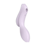 Satisfyer Curvy Trinity 2 Insertable Air Pulse Vibrator Violet - Naughty by Nature Adult Store