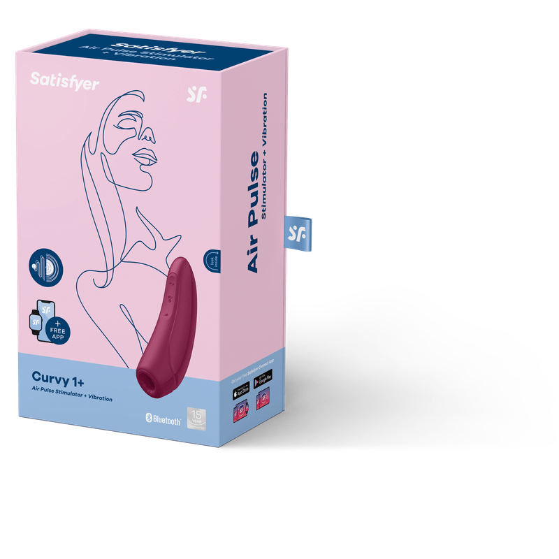 Satisfyer Curvy1+ Rose Red - Adult Toys