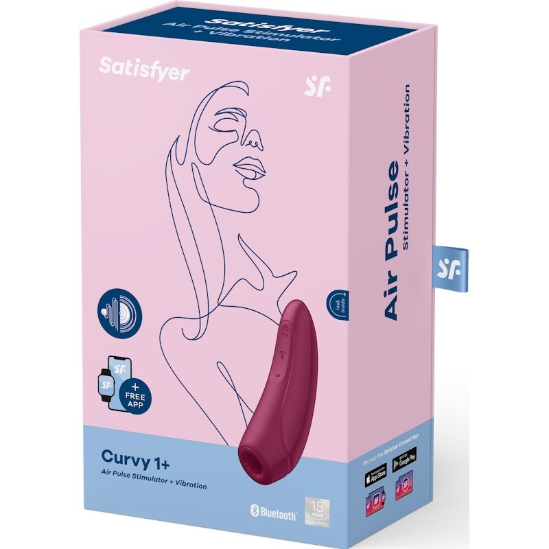 Satisfyer Curvy1+ Rose Red - Adult Toys