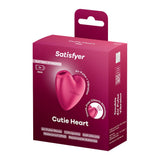 Satisfyer Cutie Heart Battery Operated Air Pulsation Stimulator - AIR PULSATION - PREMIUM