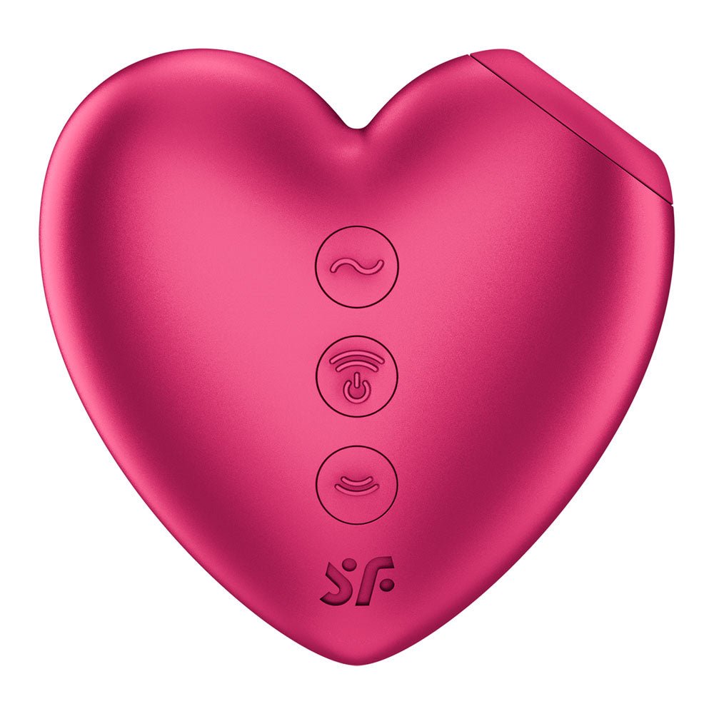 Satisfyer Cutie Heart Battery Operated Air Pulsation Stimulator - AIR PULSATION - PREMIUM