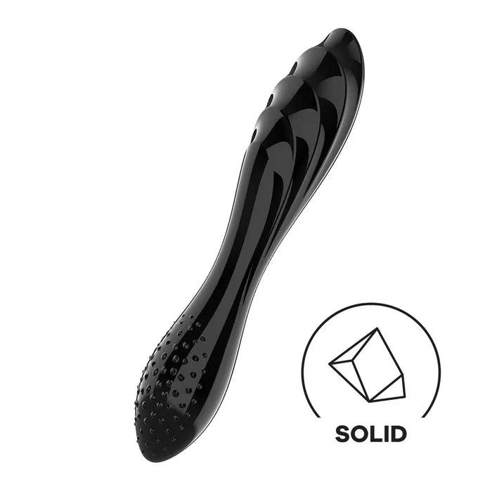 Satisfyer Dazzling Crystal 1 - Black - GLASS TOYS - PREMIUM