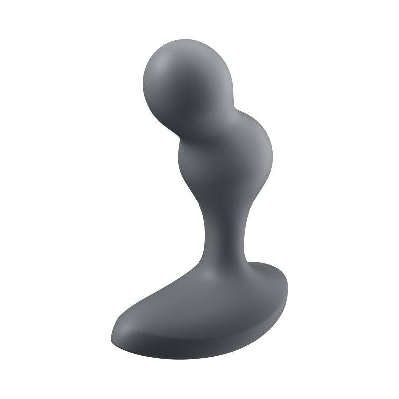 Satisfyer Deep Diver Vibrating Connect App Anal Plug Grey - Adult Toys