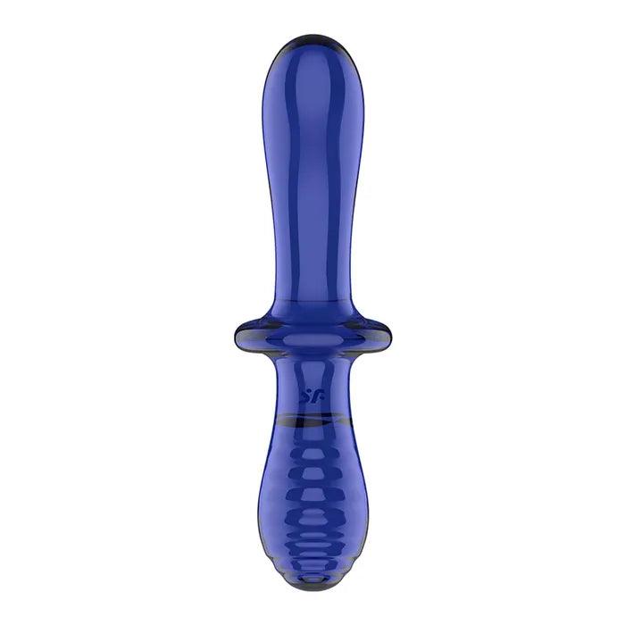 Satisfyer Double Crystal - Blue - Naughty by Nature Adult Store