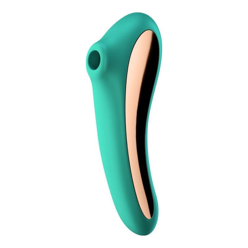 Satisfyer Dual Kiss Green - Naughty by Nature Adult Store