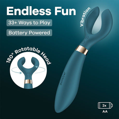 Satisfyer Endless Fun Battery Series Green Stimulator - STIMULATORS - PREMIUM