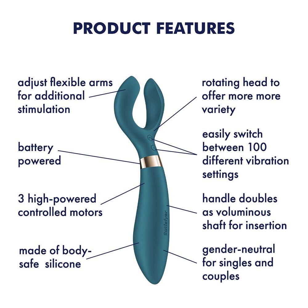 Satisfyer Endless Fun Battery Series Green Stimulator - STIMULATORS - PREMIUM